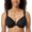 Black, variant on DELIMIRA Women's Front Closure Bras Plus Size Full Coverage Underwire Unlined Lace Bra