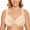 Beige, variant on DELIMIRA Women's Front Closure Bras Plus Size Full Coverage Underwire Unlined Lace Bra