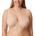thumbnail image 1 of DELIMIRA Women's Front Closure Bras Posture Full Coverage Plus Size Lace Underwire Unlined Bra, 1 of 6