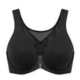 thumbnail image 1 of DELIMIRA Women's Front Closure Bras Posture Full Coverage Plus Size Underwire Unlined Seamless Bra, 1 of 5