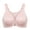 Gentle Rose, variant on DELIMIRA Women's Front Closure Bras Posture Full Coverage Plus Size Underwire Unlined Seamless Bra