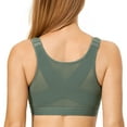 thumbnail image 1 of DELIMIRA Women's Front Closure Posture Wireless Back Support Full Coverage Bra Plus Size, 1 of 6