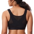 thumbnail image 1 of DELIMIRA Women's Front Closure Posture Wireless Full Coverage Bra Plus Size, 1 of 8