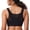 Black, variant on DELIMIRA Women's Front Closure Posture Wireless Full Coverage Bra Plus Size
