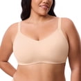 thumbnail image 1 of DELIMIRA Inbarely Lift Wireless Full Coverage Bras, Unlined, Plus Size, Seamless, Everyday Bralette, for Women, 1 of 5
