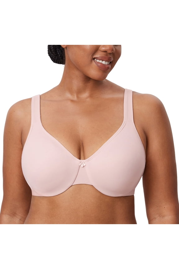 Women's Minimizer Bra Plus Size Underwire Full Coverage Seamless Bras