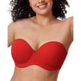 thumbnail image 1 of DELIMIRA Women's Padded Plus Size Strapless Bras Full Coverage Underwire Multiway Bra, 1 of 2