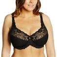 thumbnail image 1 of DELIMIRA Women's Plus Size Full Coverage Underwire Unlined Minimizer Lace Bra, 1 of 4