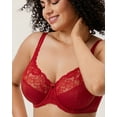 thumbnail image 1 of DELIMIRA Women's Plus Size Full Coverage Underwire Unlined Minimizer Lace Bra, 1 of 5