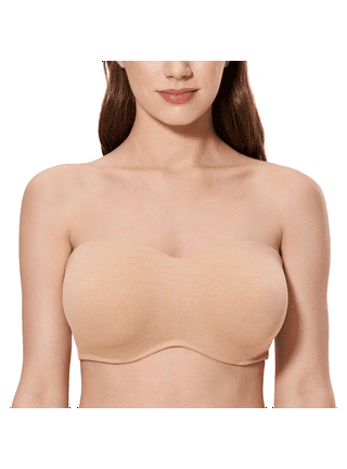 VerPetridure Clearance Strapless Minimizer Bras for Women No Underwire  Comfort Breathable Lace Bandeau Bra Seamless Wirefree Padded Tube Top  Bralette 