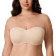 thumbnail image 1 of DELIMIRA Women's Seamless Strapless Bra for Large Bust Underwire Minimizer Multiway Bra, 1 of 7