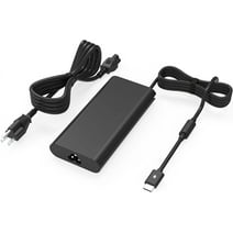DELL 130W Laptop Charger USB C Type C AC Adapter for Dell XPS 15 17 2 in 1 9575 9500 Precision 5530 2 in 1 5550 5750 Latitude 7410 7310 7210 Power Cord 20V 6.5A, Black