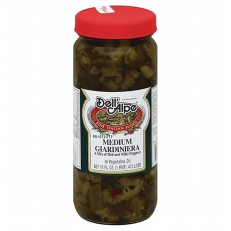 DELL ALPE GIARDINIERA MEDIUM 16 OZ - Pack of 12