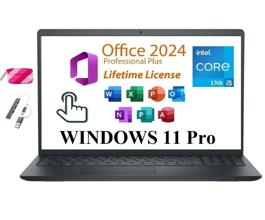 DELL Inspiron 15 3530 Business Laptop,Lifetime Microsoft Office 2024
