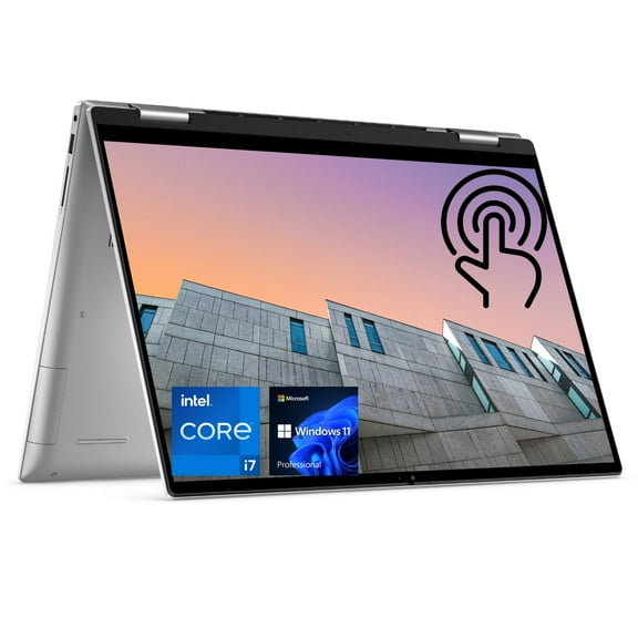 DELL Inspiron 16" 7630 Business Convertible 2-in-1 Laptop, FHD+ Touchscreen, Intel Core i7-1360P, 16GB DDR5 RAM, 512GB PCIe SSD, SD Card Reader, Backlit KB, HDMI, Wi-Fi 6, W11P, Silver