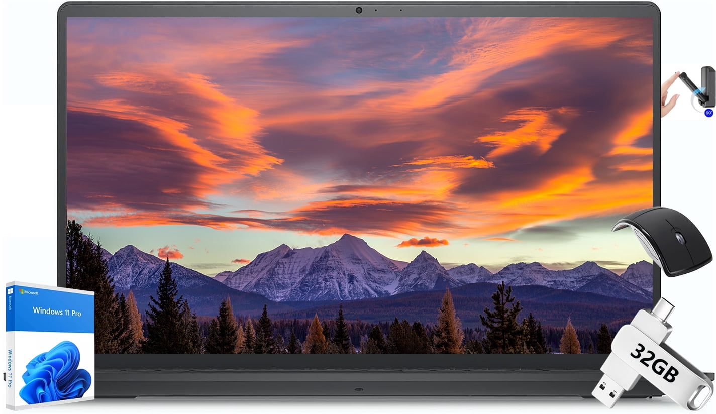 DELL Inspiron 3520 15.6" Touchscreen i7 Laptop, Intel Core i7-1255U, 32GB RAM, 1TB SSD, Numeric Keypad, Webcam, SD Card Reader, HDMI, Wi-Fi, Windows 11 Pro