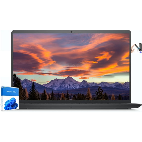 DELL Inspiron 3520 15.6" Touchscreen i7 Laptop, Intel Core i7-1255U, 32GB RAM, 2TB SSD, Numeric Keypad, Webcam, SD Card Reader, HDMI, Wi-Fi, Windows 11 Pro