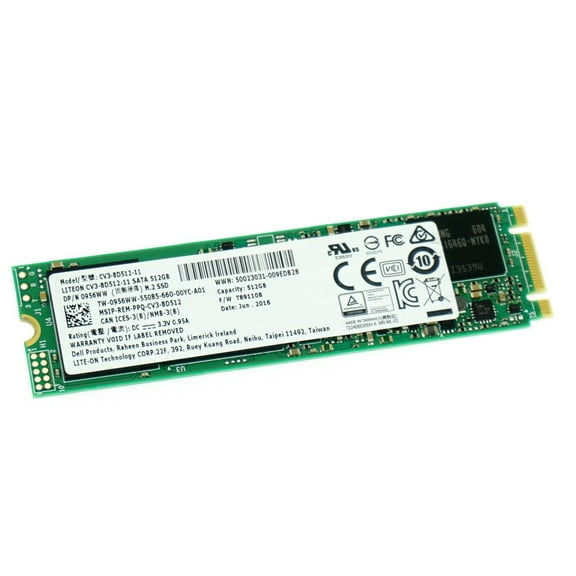 DELL LITEON CV3-8D512-11M.2 SSD 512GB SATA 0956WW 956WW