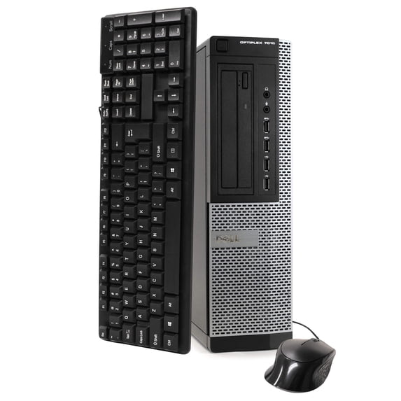 Pre-Owned Dell Optiplex 7010 Desktop Computer Intel i5 Quad Core 3.2 GHz 8GB RAM 500GB HDD Windows 10 Home Includes Mouse, Keyboard and WiFi