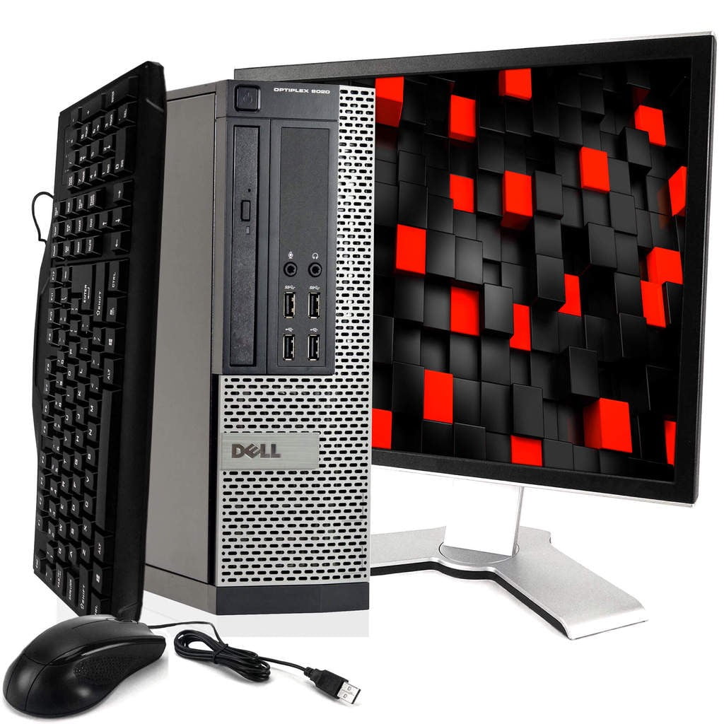 DELL Optiplex 7040 Desktop Computer PC, Intel Quad-Core i5, 1TB HDD, 32GB DDR3 RAM, Windows 10 Pro, DVD, WIFI, 22in Monitor, USB Keyboard and Mouse