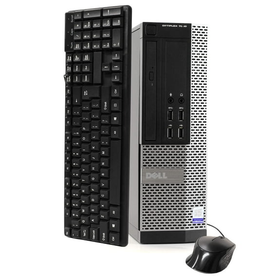 Pre-Owned DELL Optiplex 7020 Desktop Computer PC, Intel Quad-Core i5, 512GB SSD, 16GB DDR3 RAM, Windows 10 Home, DVD, WIFI, USB Keyboard and Mouse (Used )