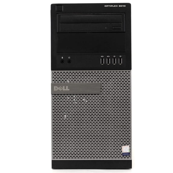 Pre-Owned Dell Optiplex 9010, Intel Quad-Core i5, 2TB HDD, 16GB DDR3 RAM, Win10, DVD, WIFI, KBMI