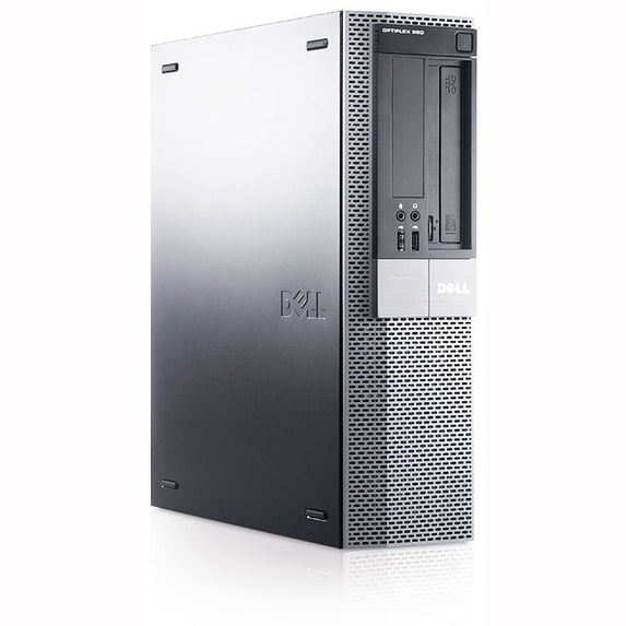 Pre-Owned DELL Optiplex 980 Desktop Computer PC, Intel Dual-Core i5, 250GB HDD, 4GB DDR3 RAM, Windows 10 Pro, DVD, WIFI, USB Keyboard and Mouse (Used )