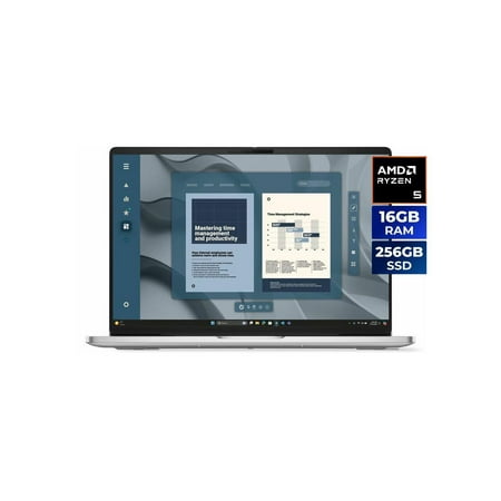 Dell Pro 16 PC16255 16" Notebook - AMD Ryzen 5 220 - 16 GB - 256 GB SSD - Windows 11 Pro - AMD Radeon 740M Graphics - Webcam - 11.10 Hours Battery - IEEE 802.11ax Wireless LAN Standard 4THRP