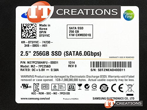 DELL T5YVC DELL 256GB SATA 6.0Gbps 2.5 SSD
