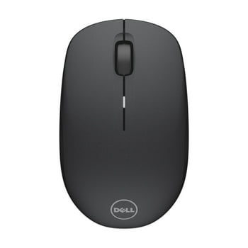 Dell Wireless Mouse WM126, 1000 DPI, 3 Buttons, USB Wireless Receiver, 1 AA Battery Black