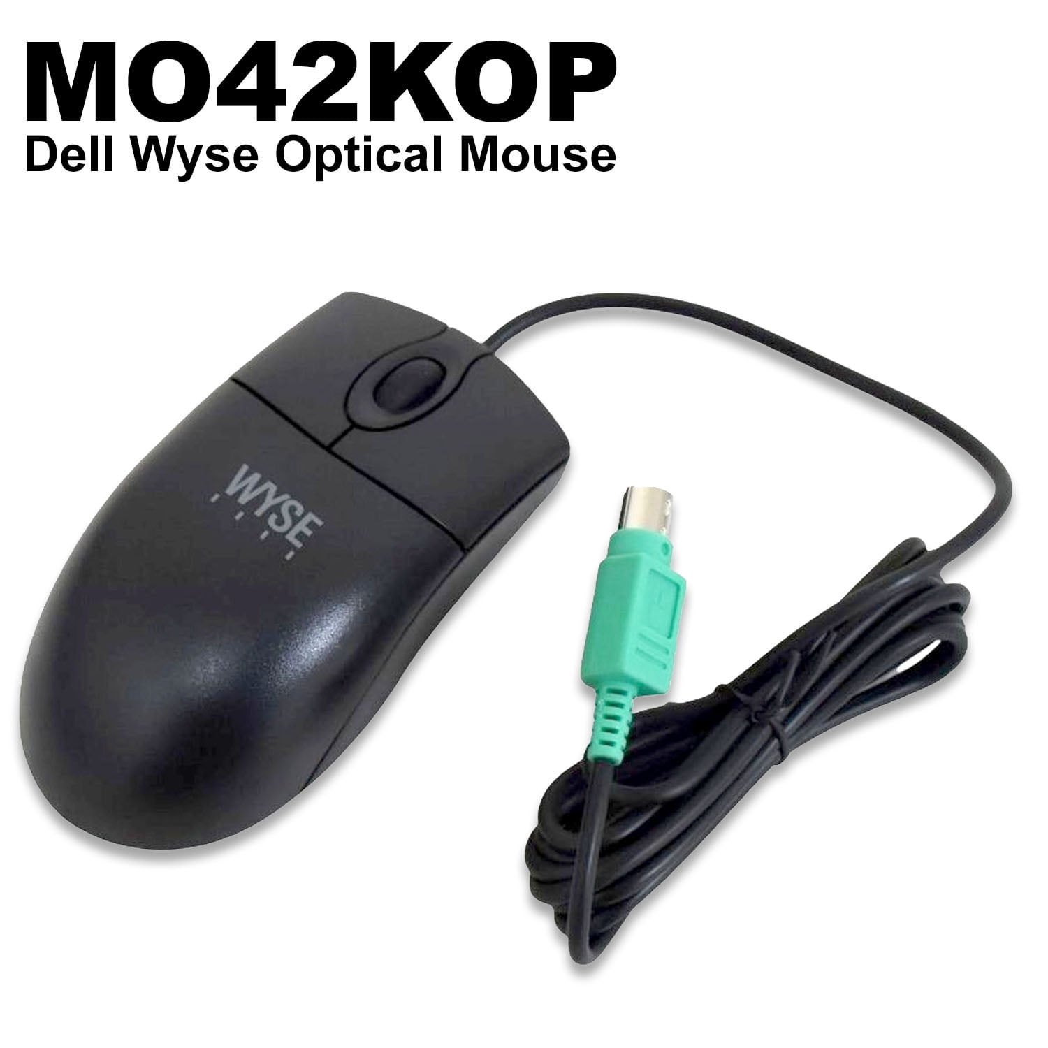 Restored Dell Wyse MO42KOP PS/2 Optical Scroll Wired Mouse â€“ 770510-21L