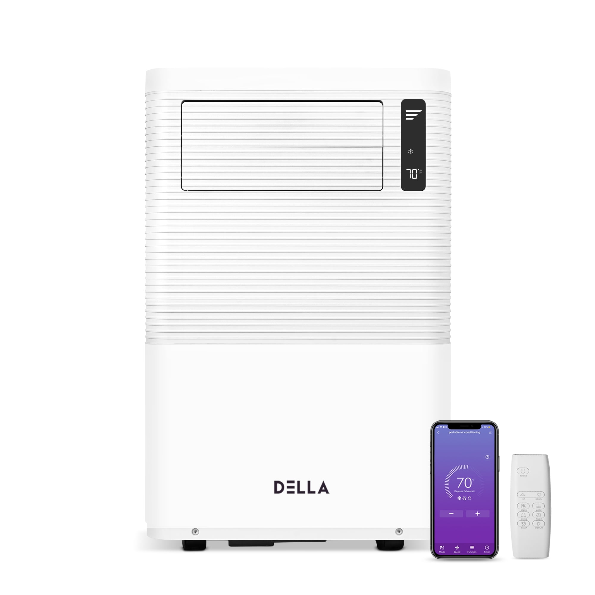 DELLA 10000 BTU Smart Wifi Enabled Portable Air Conditioner