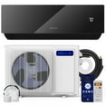 thumbnail image 1 of DELLA 12000 BTU Wifi Enabled 20 SEER Cools Up to 550 Sq.Ft 110-120V Energy Efficient Mini Split Air Conditioner & Heater Ductless Inverter System, with 1 Ton Heat Pump (JPB Series), 1 of 7