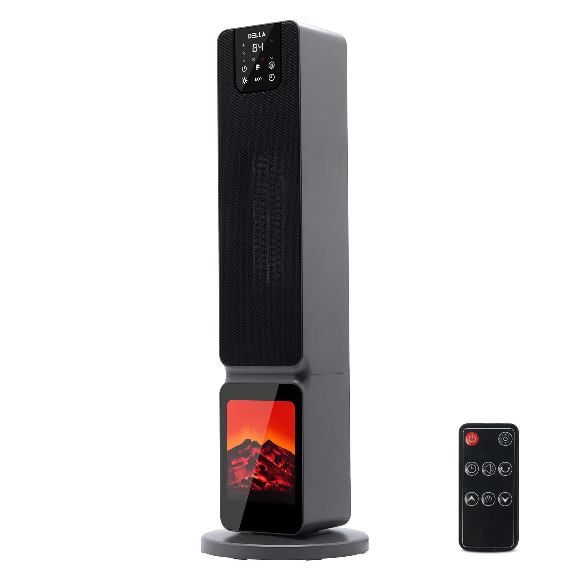 DELLA 26" 1500W PTC Fast & Quiet Ceramic Portable Electric Space Heater