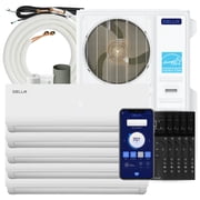 DELLA 55K BTU ODU 5 Zone 5x9K BTU Mini Split Air Conditioner, 22.5 SEER2 208-230V, Cools Up to 2000 Sq.Ft, Energy Star, Inverter AC, Work with Alexa, Pre-Charged Heat Pump, 16ft Kits