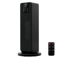 thumbnail image 1 of DELLA Electric Space Heater, 18.3" 1500W PTC Fast and Quiet Ceramic Portable Tower Heaters with Thermostat & Timer, 3 Modes, Eco, LED Display, Multiple Safety Protection Oscillating Heater Fan, Black, 1 of 6