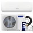DELLA Motto Series 18000 BTU Wifi Enabled Mini Split 19 SEER2 Cools Up
