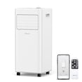 thumbnail image 1 of DELLA Smart WiFi Enabled 8000 BTU Portable Air Conditioner w/ Heat Pump Cools Up To 350 Sq. Ft. Work with Alexa,Geo Fencing Cooling, Dehumidifier & Fan Portable AC Unit w/Remote Control & Window Kit, 1 of 7