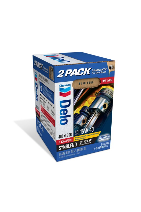 XLE SB Synthetic Blend Diesel Motor Oil SAE 15W-40 3 Gallon Smart Change