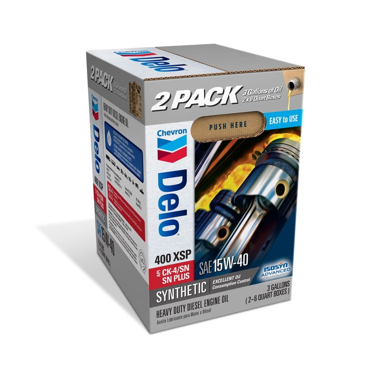DELO XSP Full Synthetic Diesel Motor Oil SAE 15W-40 3 Gallon Smart