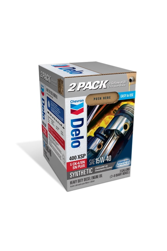 XSP Full Synthetic Diesel Motor Oil SAE 15W-40 3 Gallon Smart Change Case