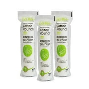 DELON Premium Cosmetic Cotton Rounds 300 Count - Makeup Remover Pads, Hypoallergenic, Lint-Free |