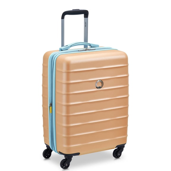 DELSEY PARIS Claudia Carry-on Hardside Expandable Spinner Luggage, Peach