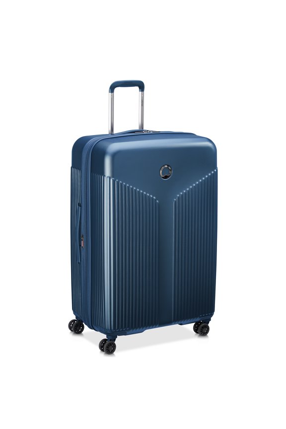 Comete 3.0 28" Large Checked Hardside Spinner Luggage, Blue