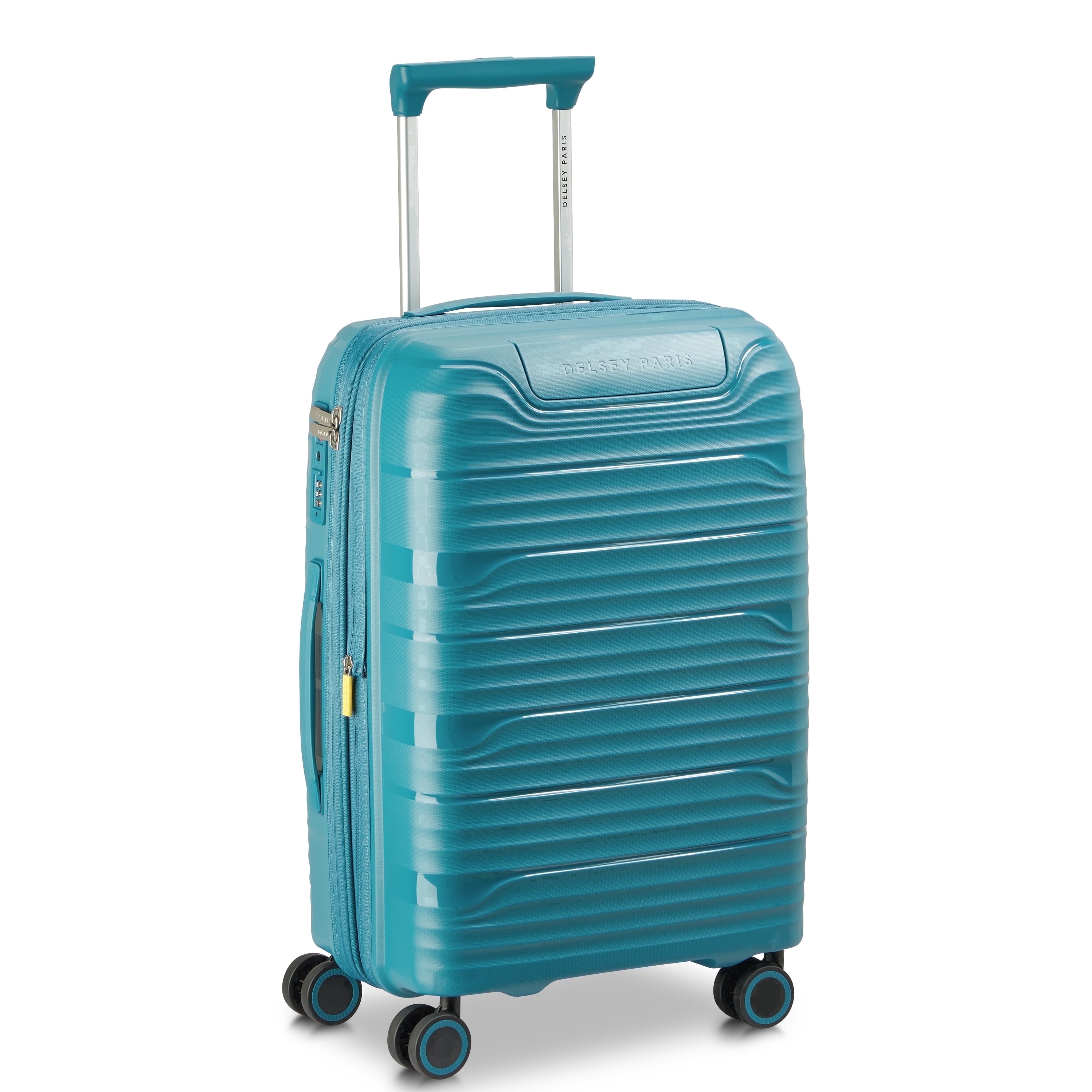 DELSEY PARIS Dune 20" Carry-on Hardside Expandable Spinner Luggage, Teal