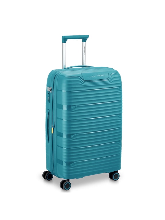 Dune 25" Medium Checked Hardside Expandable Spinner Luggage, Teal