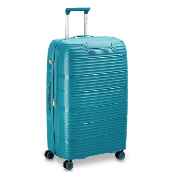 DELSEY PARIS Dune 29" Large Checked Hardside Expandable Spinner Luggage, Teal