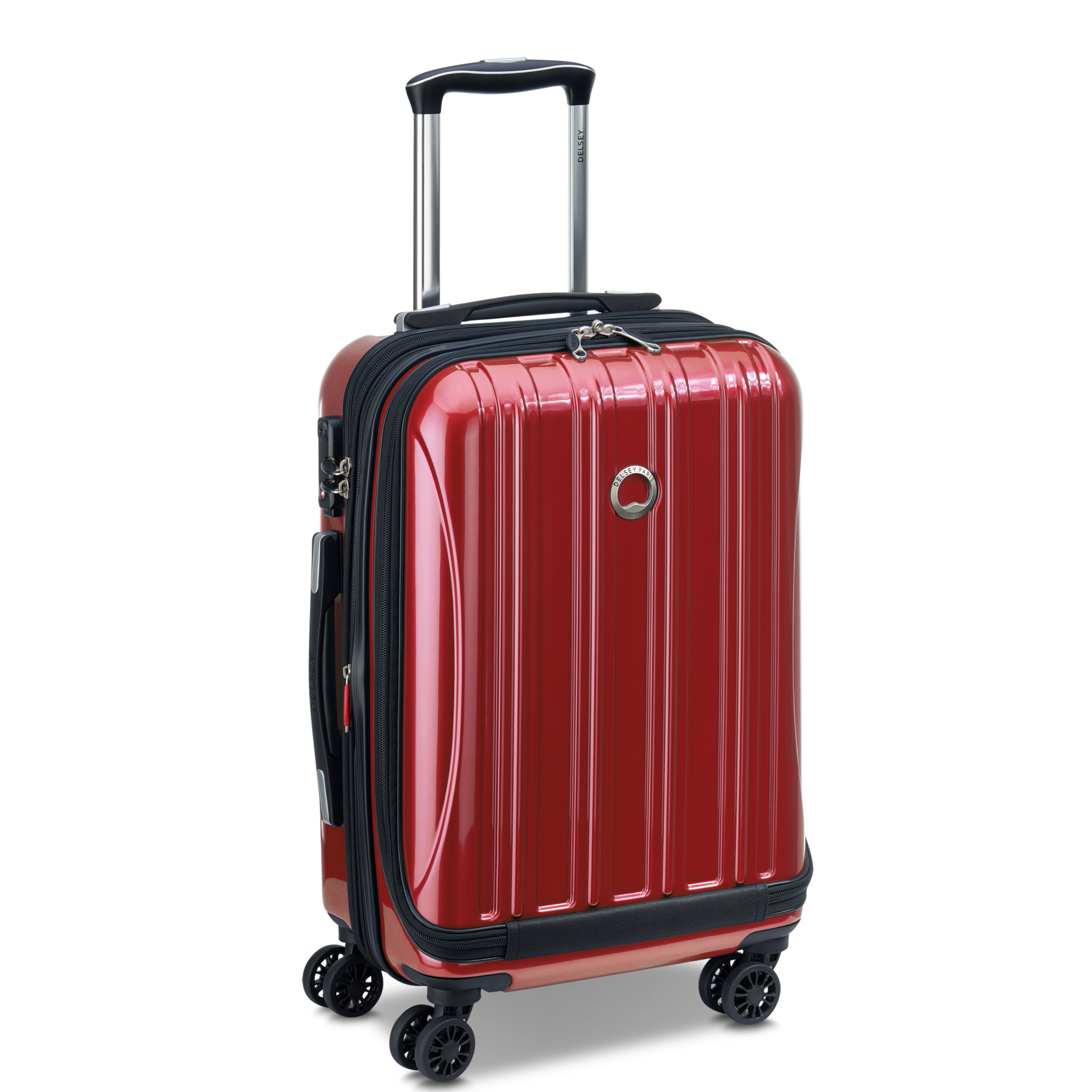 DELSEY PARIS Helium Aero 19" Hardside Expandable Spinner Carry-On Luggage, Red - image 1 of 8