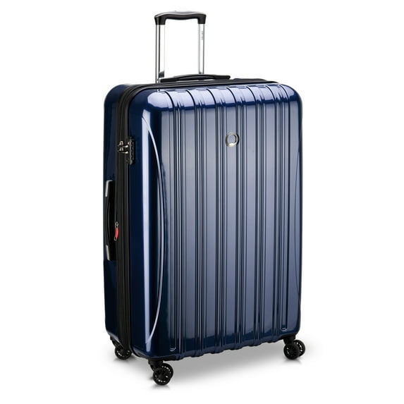 DELSEY PARIS Helium Aero 29" Hardside Expandable Spinner Checked Luggage, Metallic Blue