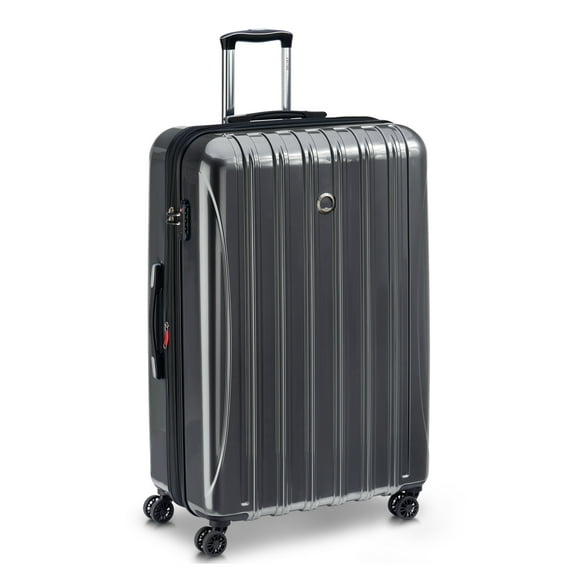 DELSEY PARIS Helium Aero 29" Hardside Expandable Spinner Checked Luggage, Steel Grey